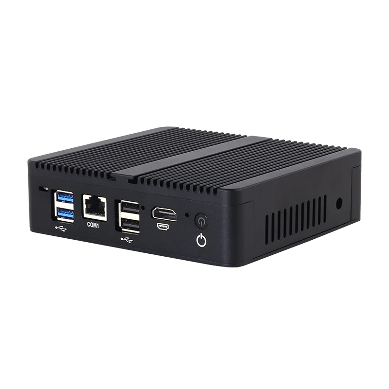 BEBEPC mini PC intel celeron J6412 I226-V 2.5G 6 LAN DDR4 fanless pfsense firewall frézku SIM drážka průmyslový computador