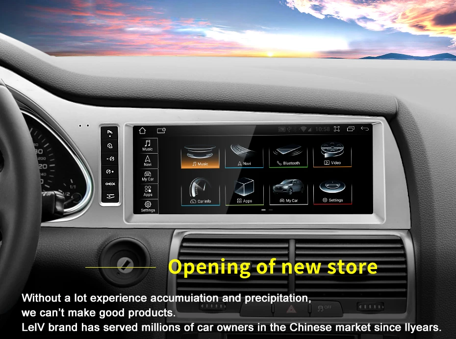 New Car Multimedia Wireless Android AUTO CarPlay 10.25inch Screen For AUDI Q7 20