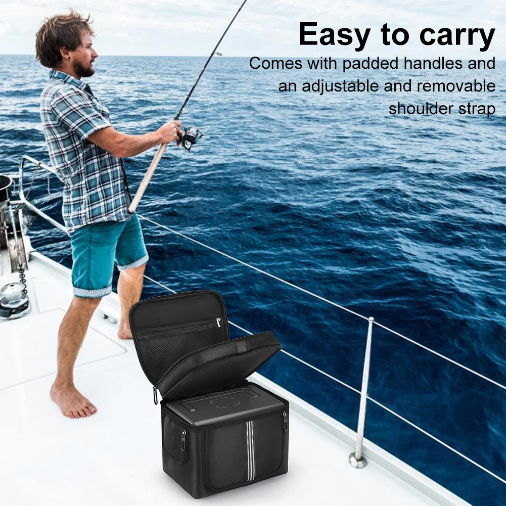 Portable Travel Case with Handle Power Station Storage Case Protective Storage Bag for BLUETTI EB3A 268Wh LiFePO4 Battery Backup