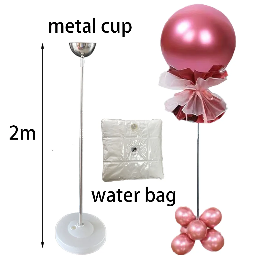 Balloon Stands Base Column with Weight Water Bag Tool Assemble Party
