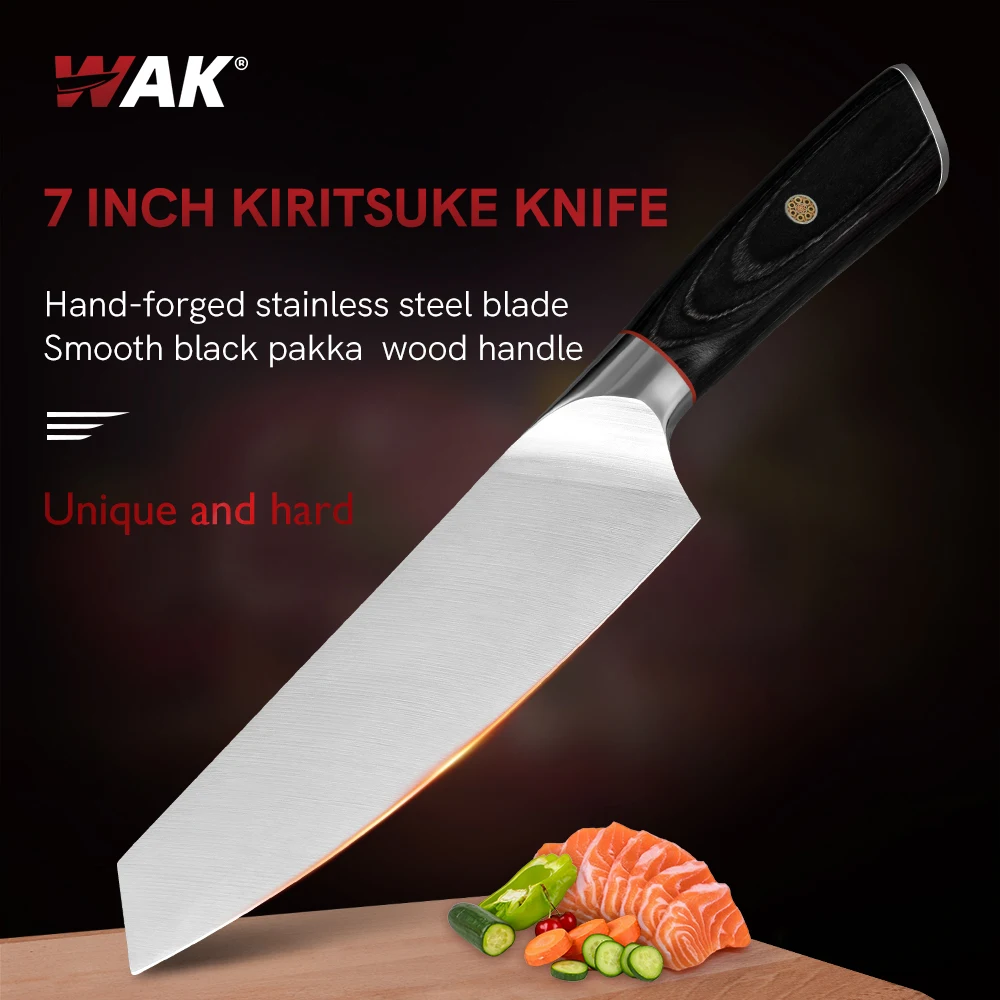 Handmade Forged 5Cr15mov Steel Sharp Chef Knife Meat Cleaver Kiritsuke  Santoku Paring Butcher Knives Kitchen Cutlery