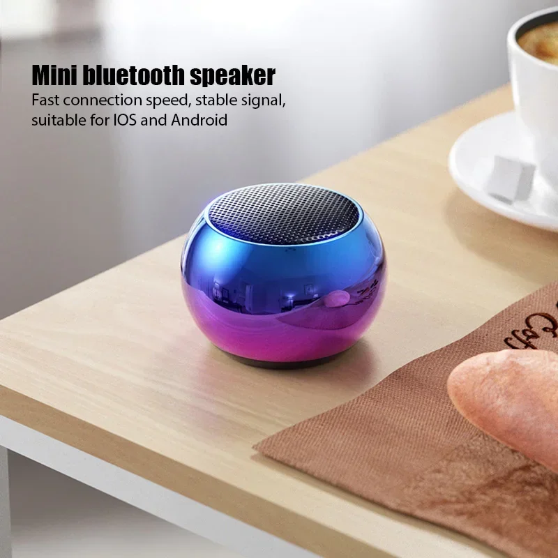 

Subwoofer Outdoor Mini Bluetooth Small Speaker M3 Flash Wireless Bluetooth Speakers Portable Small Steel Gun Metal Heavy