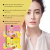 JAYSUING Turmeric Face Wash Serum Kojic Acid Cleansing Pads Exfoliating Brightening Daily Cleansing Acne Treatment Face Care Kit 6