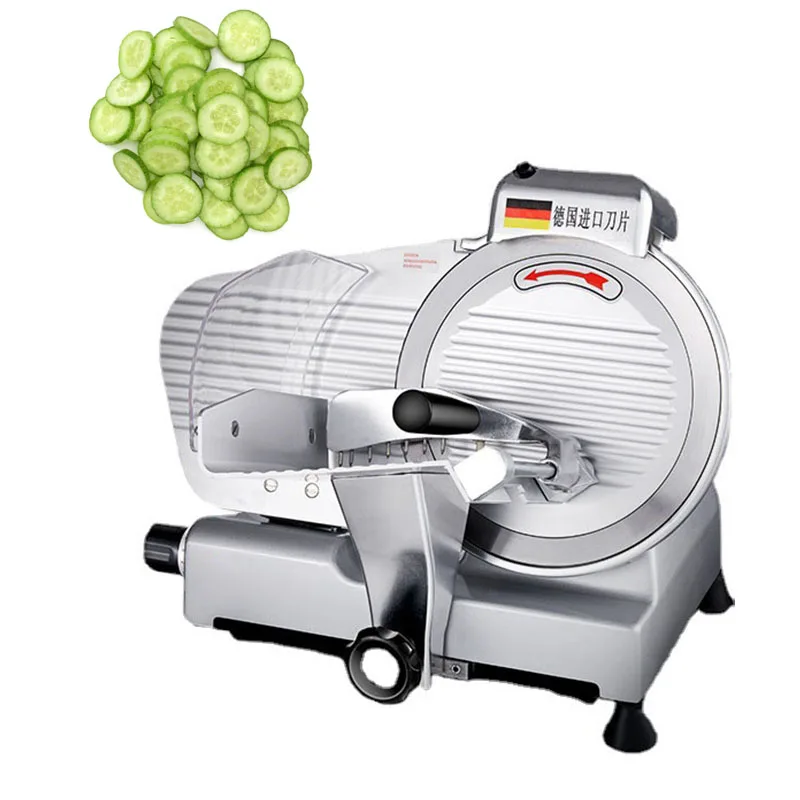 

Stainless Steel Meat Slicer Electric Lamb and Beef Slicer Bread Ham Meat Cutting Machine Cheese Food Cutter