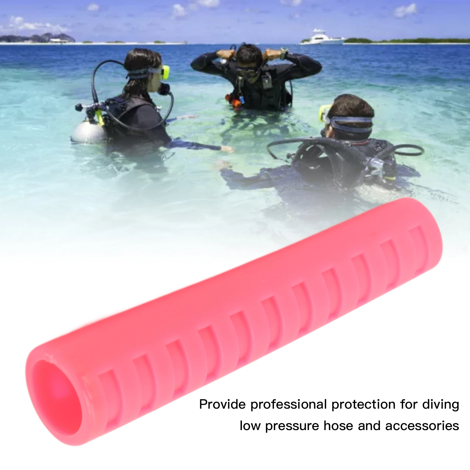 4 Color Diving 95mm Regulator Hose Protector Scuba Hose Protective Cover Diving Low Pressure Hose Protector Diving Accessories 2