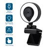 HD 13MP1080P 2K 4K Webcam PC Laptop Auto Focus Webcam Live Streaming Flexible with Microphone Live Broadcast withLight 3840x2160 3