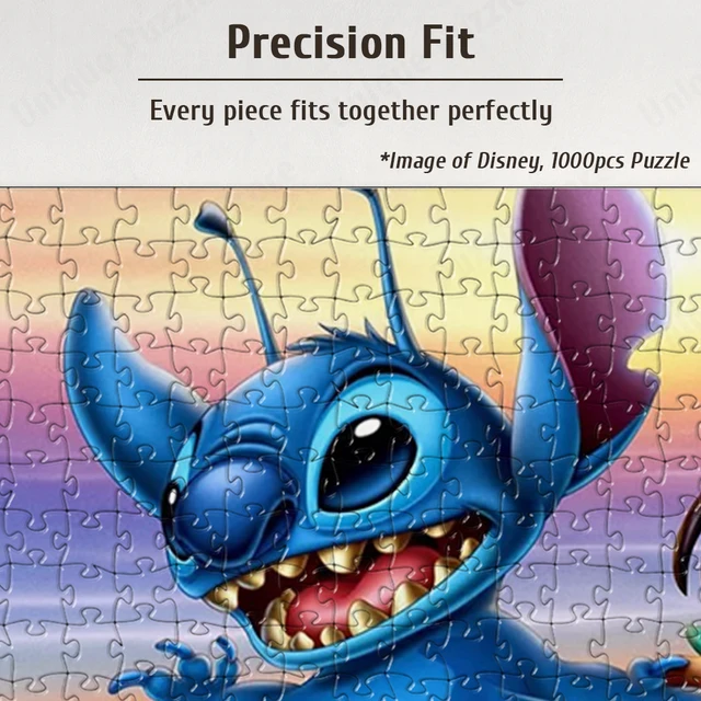 Lilo and Stitch Cartoon Series Puzzle Walt Disney Cartoon Jigsaw Puzzles  Beach Scenery Game and Puzzle Educational Toys for Kids - AliExpress