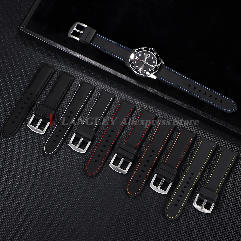 Versatile Waterproof Silicone Sport Watch Strap