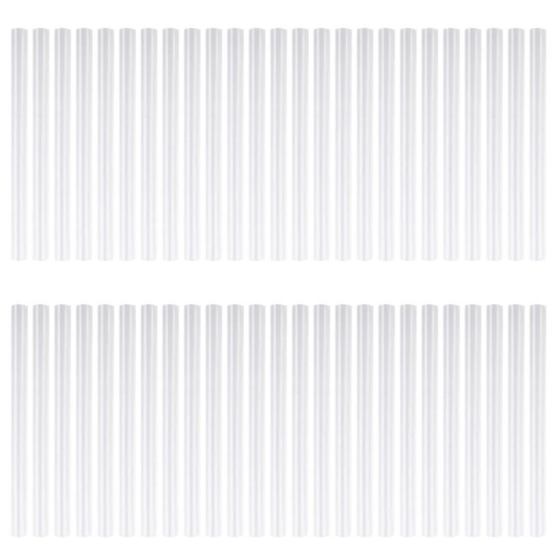 50Pcs 100mm 7mm 글루건용 도매 핫 클리어 멜트 접착제 접착제 스틱