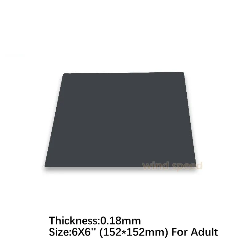 גיליון גומי דנטלי גומי טבעי מחסום דמס 6"*6" למבוגרים אנדודונטיים להלבנת שיניים בעובי 0.18/0.22/0.28 מילימטר