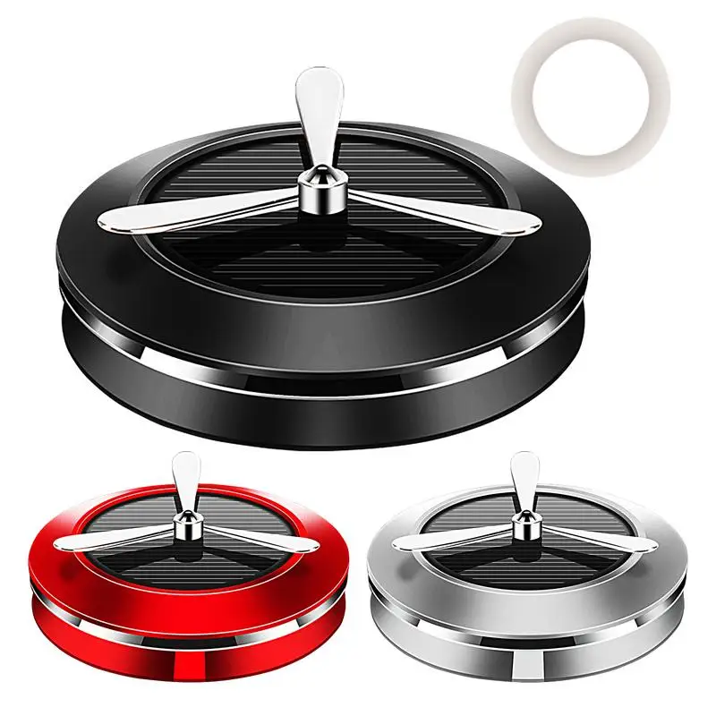 

Автомобильный парфюм на солнечной батарее, вращающийся воздушный парфюм, автомобильный масляный диффузор из сплава, ароматерапия, автомобильные аксессуары для интерьера, аромат