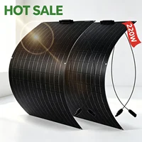 Panneau solaire flexible 110W, panneau solaire 18V, film ETFE, cellule solaire monocristalline, kits 1000W pour charge de batterie 12V, camping-car, bateau, camping 1