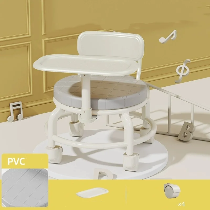 Children growth chair with roller skating fun occurrence called chair multifunctional baby dining table household small