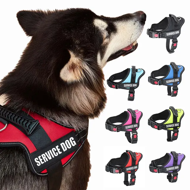 Reflective Pet Harness – Customizable Saddle for All Dog Sizes 1