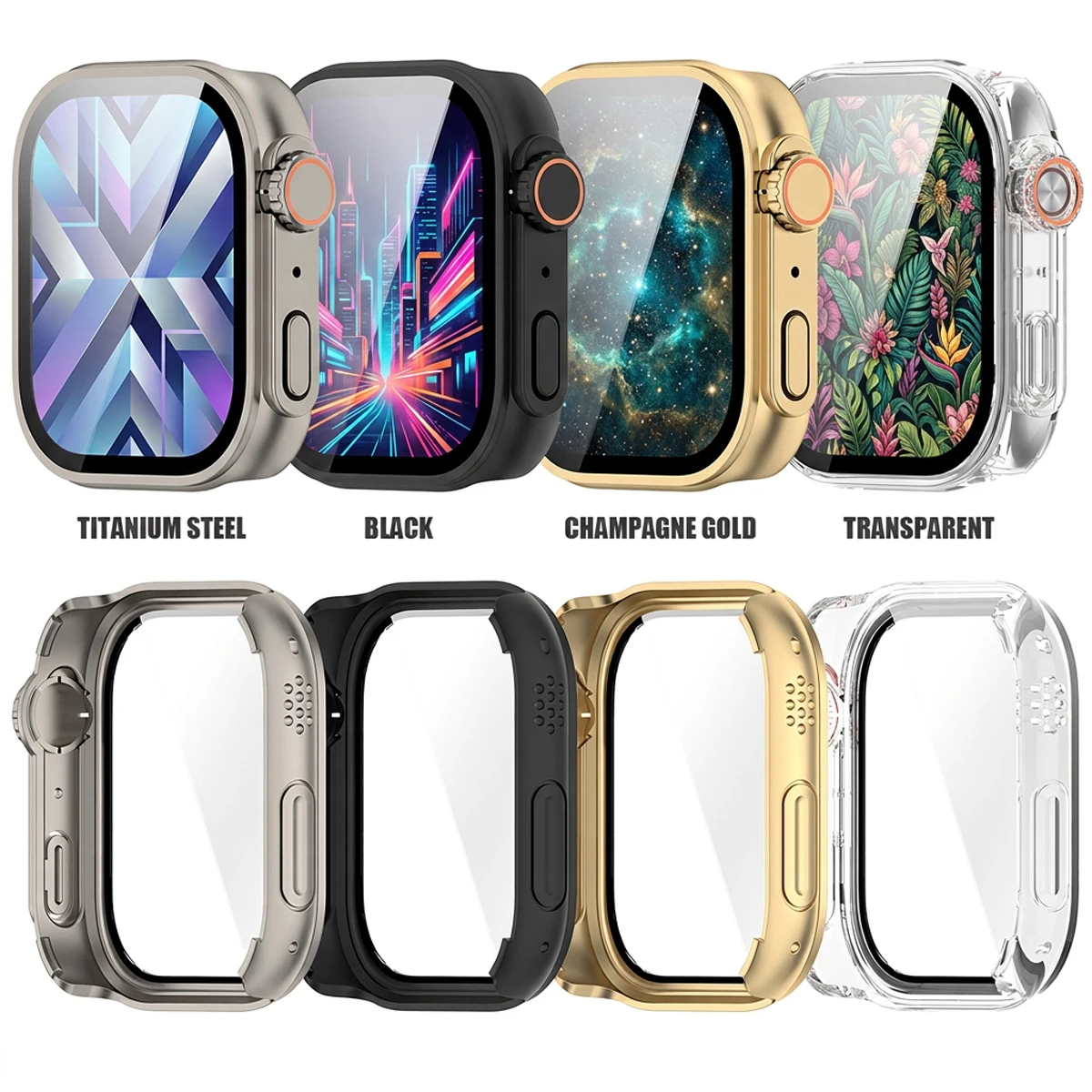 Sleek Protective Glass Bumper and Anti-Scratch Film