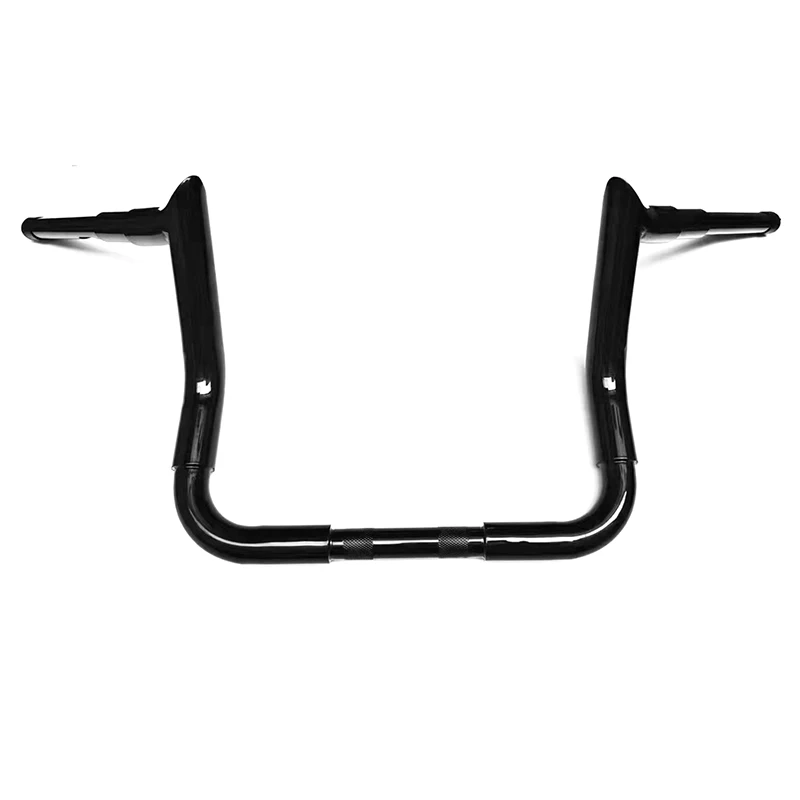 Nero Lucido Ape Hanger Manubrio Ape Boom 1.5 Pollici 12 "Rise Compatibile Per Harley Street Glide/Electra