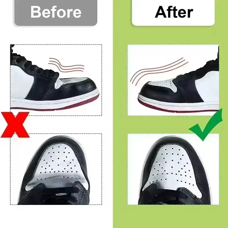 Toe Protector 4pairs Shoe Care Sneaker Anti Crease Toe Caps Protector Stretcher Expander Shaper