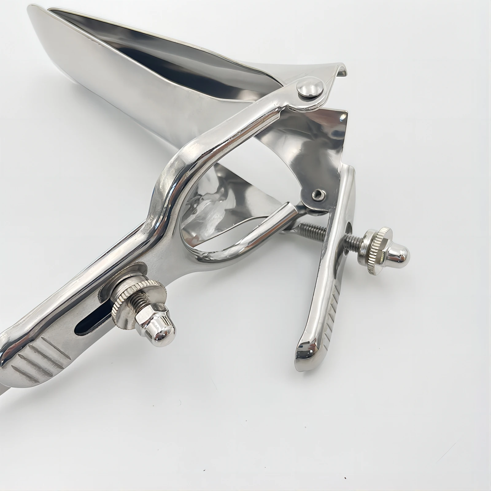 Medical Themed Toys Stainless Steel Expansion Vaginal Voyeuristic Device Vaginal Dilators Colposcope Speculum Anal Sex Products