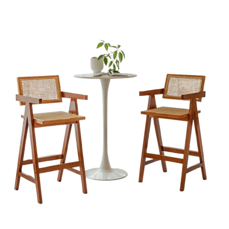 Nordic Bar Chairs Modern Waiting Comfortable High Chairs Reception Counter Furniture