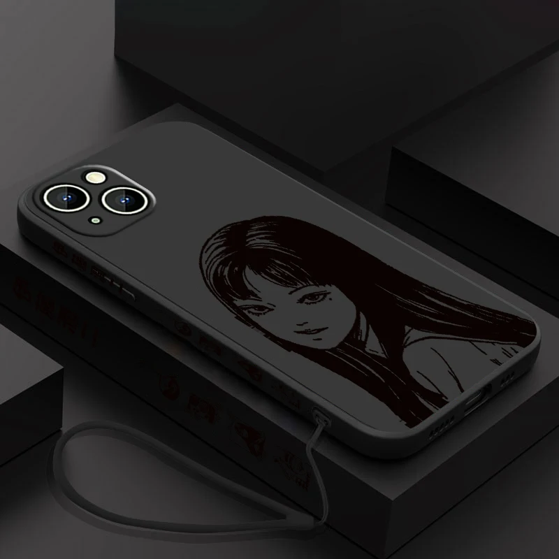 Junji Ito Tomie Kawakami Phone Case For Apple iPhone 15 14