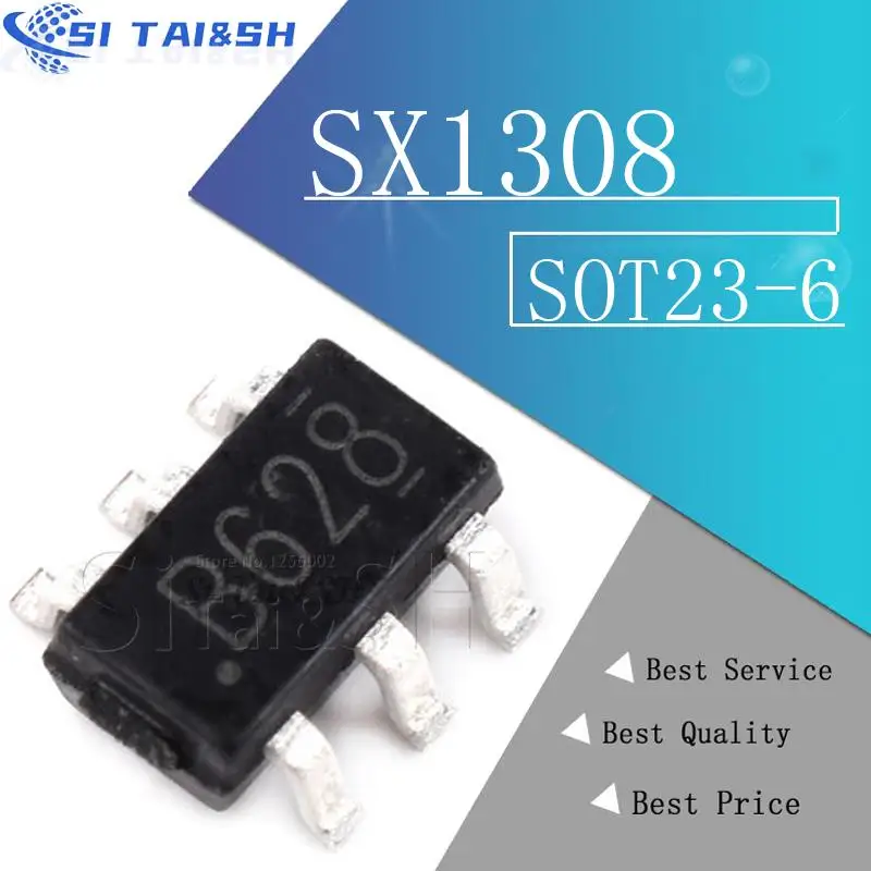 2X TRANSISTOR SX1308 B628 Boost SOT-23 Circuito Integrato Alimentazione Ricarica - Foto 12