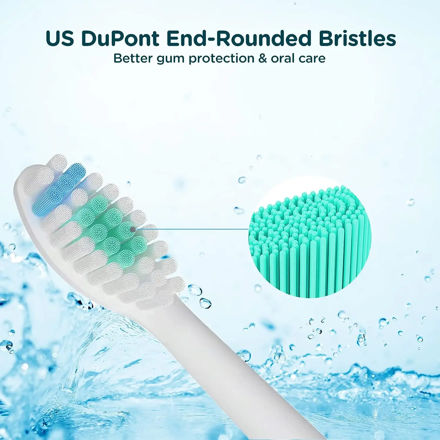 1/4/6pcs Replacement Toothbrush Heads Compatible with Philips Sonicare E-Series HX7022/66 HX7023/30 2