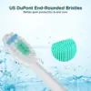 1/4/6pcs Replacement Toothbrush Heads Compatible with Philips Sonicare E-Series HX7022/66 HX7023/30 2
