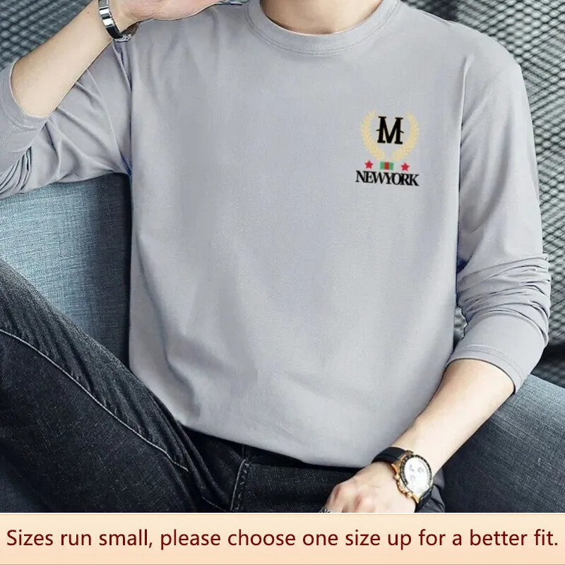 Slimming Boyfriend Style Angel Print Knitted Loose T-Shirt for Spring Autumn main image 0