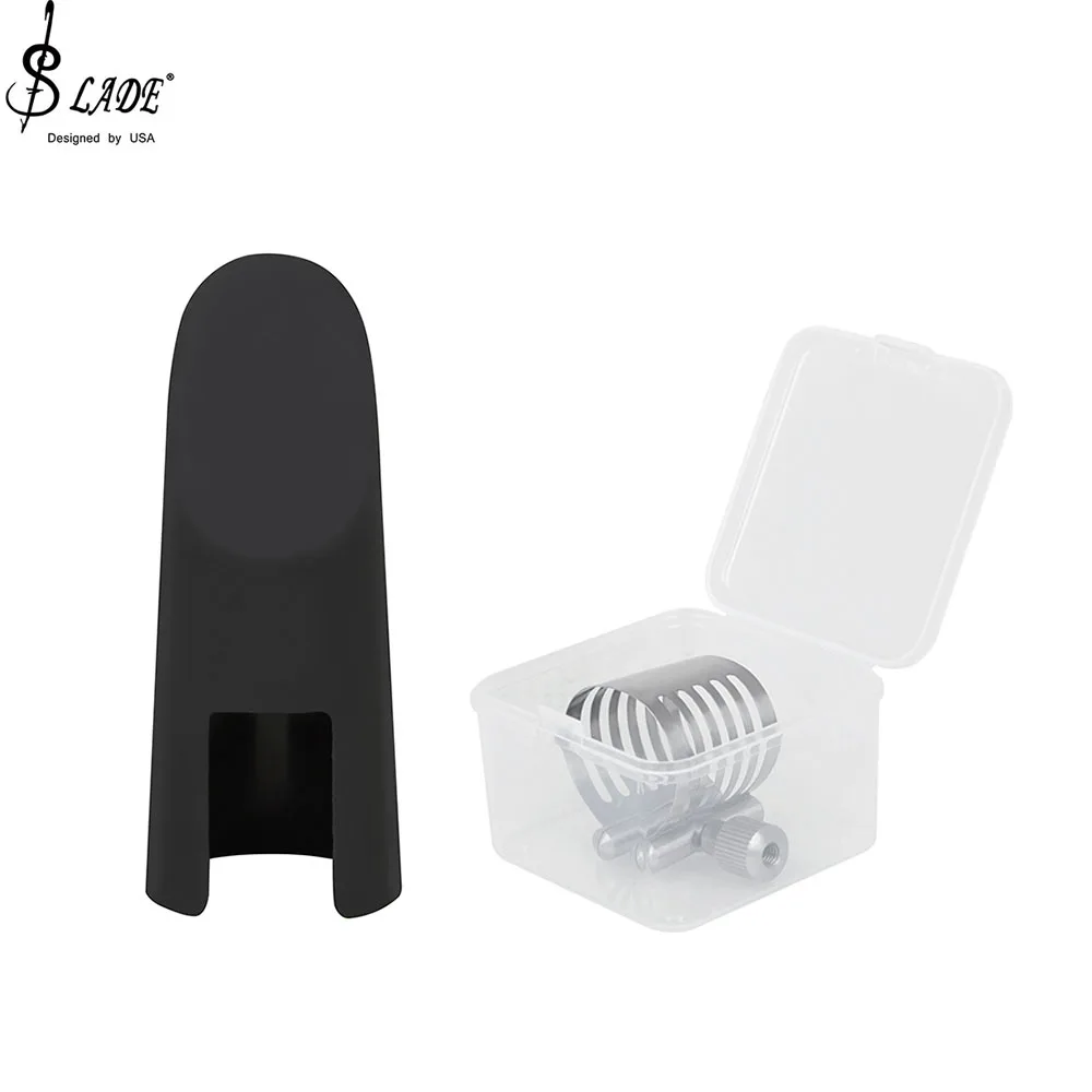 

Saxophone Flute Head Replacement Parts Eb Flat Midrange Saxophone Flute Head Cap+Clip Set Woodwind Instrument Accessories