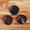 12pcs Genuine Horn Button Set for Suit Jacket Blazer Coat Light Brown Black Dark Brown Buttons 15mm - 30mm Sewing Accessories 1