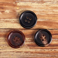 12pcs Genuine Horn Button Set for Suit Jacket Blazer Coat Light Brown Black Dark Brown Buttons 15mm - 30mm Sewing Accessories 1