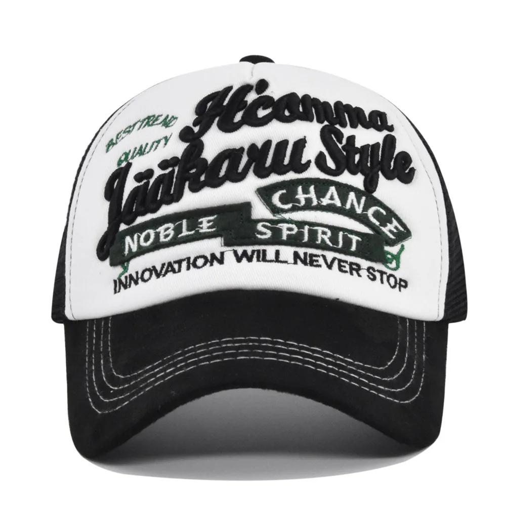 2024 New Fashion Meshed Baseball Cap For Women Men Unisex Letter Embroidery Hip Hop Snapback Caps Adjustable Outdoor Hat 2