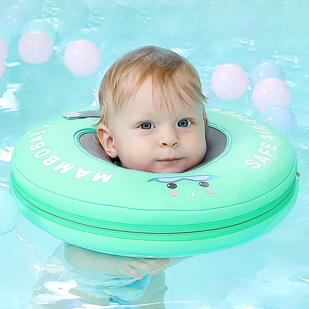 Non inflatable Baby Float Neck Swimming Ring Swim Rings Newborn Floatie