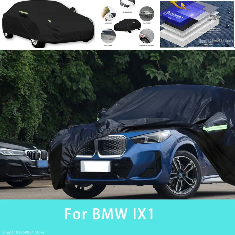 

For BMW lx1 Outdoor Protection Full Car Covers Snow Cover Sunshade Waterproof Dustproof Exterior Car accessories