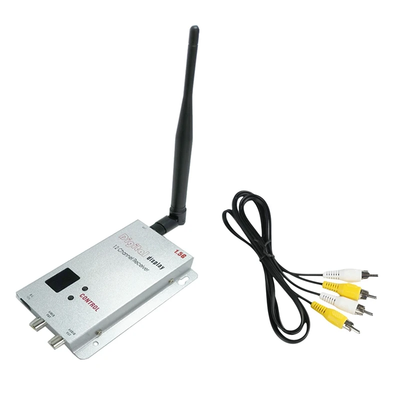 

1,5G 1,5 W FPV VRX 1500Mw 12CH Аудио Видео приемник для FPV дальнего радиуса действия дрона самолета
