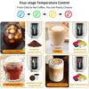 KOTLIE 5in1 19Bar Multicapsule Espresso Coffee Machine, Cold&Hot Brewing Single-Serve Coffee Maker, Cappuccino&Latte Maker,Black 5