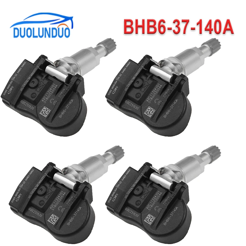 

4 pcs/lot Car Auto Parts BHB6-37-140A 433MHZ For Mazda 2 3 5 6 CX-5 CX5 CX-6 CX6 CX-9 CX9 MX-5 Artz BHB637140A BHB6-37-140A