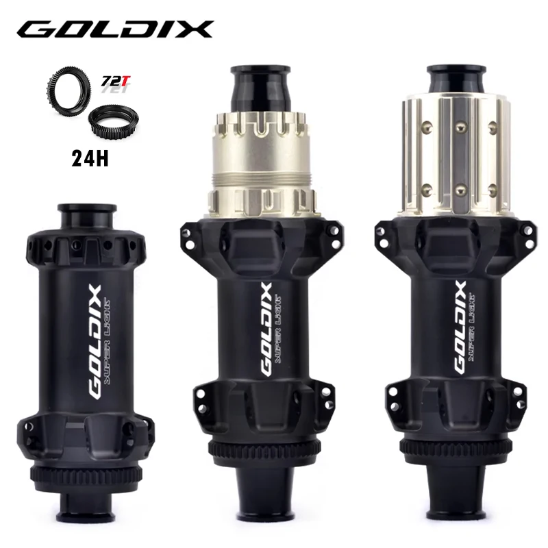 Goldix R160 Super Light Road Hub Center Lock Disc Straight Pull 24H Ratchet 72T Xd Class Bike Hub Per Shimano 11 12 Velocità