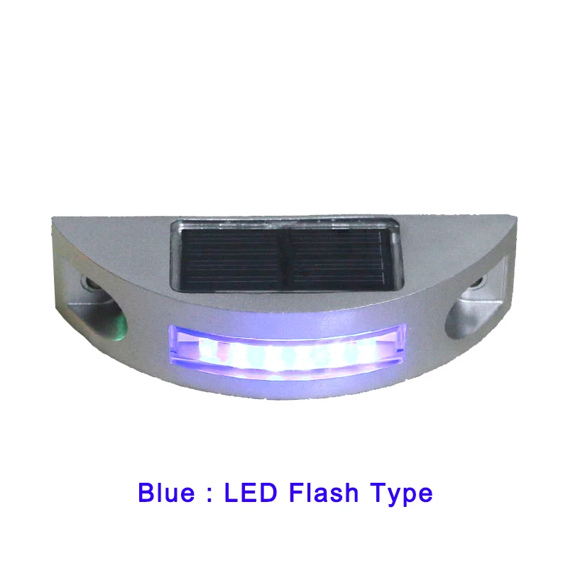 Waterproof LED Solar Powered Road Stud Light for Decks Boats Driveways Stairways Pavements