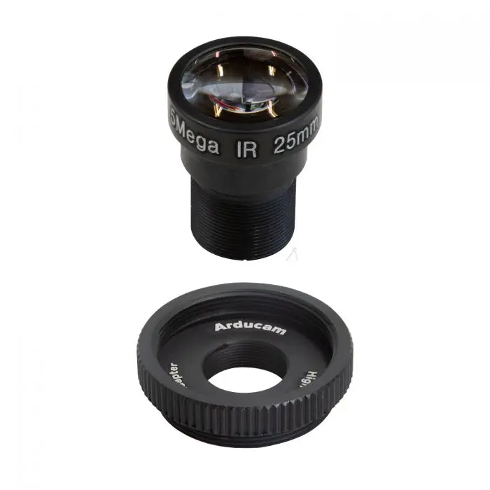 

Arducam Telephoto 20 Degree 1/2.3" M12 Lens with Lens Adapter for Raspberry Pi High Quality Camera