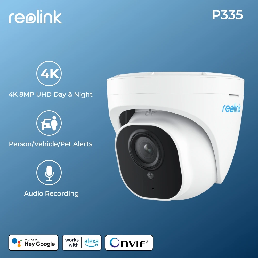 Reolink Rlc-520a Poe Ip Camera Dome Security Outdoor Video Surveillance  Camera Cctv Person Vehicle Detection Night Vision - Ip Camera - AliExpress