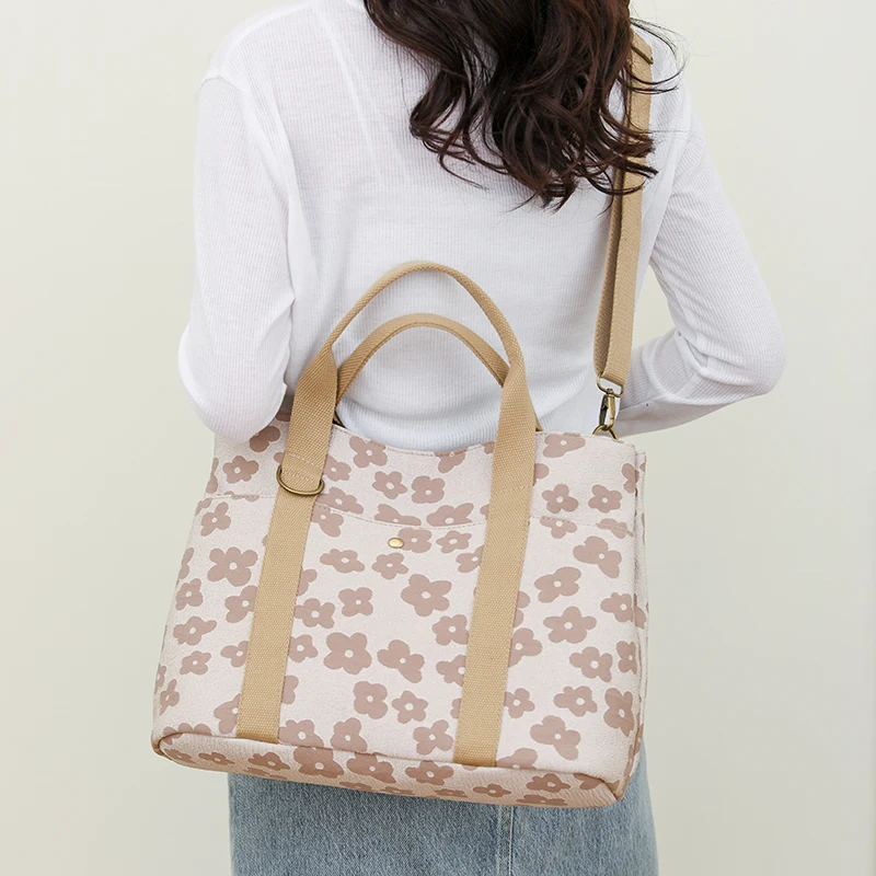 Large Capacity Nylon Bag Female Messenger Korean Student Harajuku Japanese One-shoulder Large Bag Tote Bag Designer Handbag