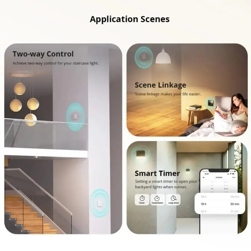 Smart Switch 1~5PCS SONOFF ZBMINIL2 Extreme ZigBee Mini Smart Switch No Neutral Wire Required Two-Way Wireless Control EWeLink Alexa Google