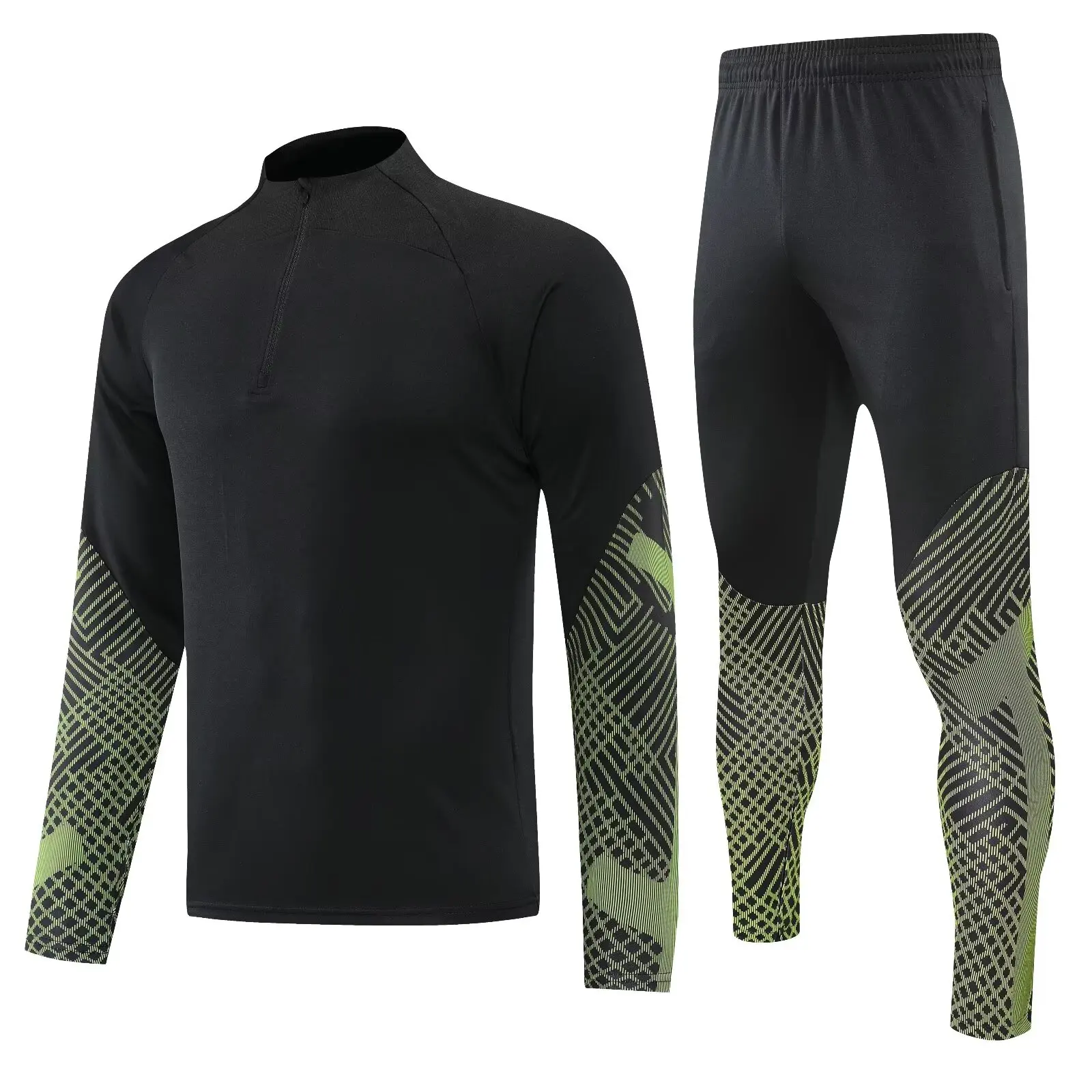 new men Leisure sports set suit football Training wear games Jerseys Jacket baseball Kit full sleeve top and trousers
