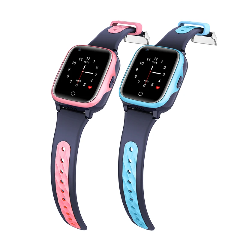 어린이 스마트 워치 전화 시계 비디오 채팅 카메라 SOS GPS LBS 4G Sim 카드 Smartwatch