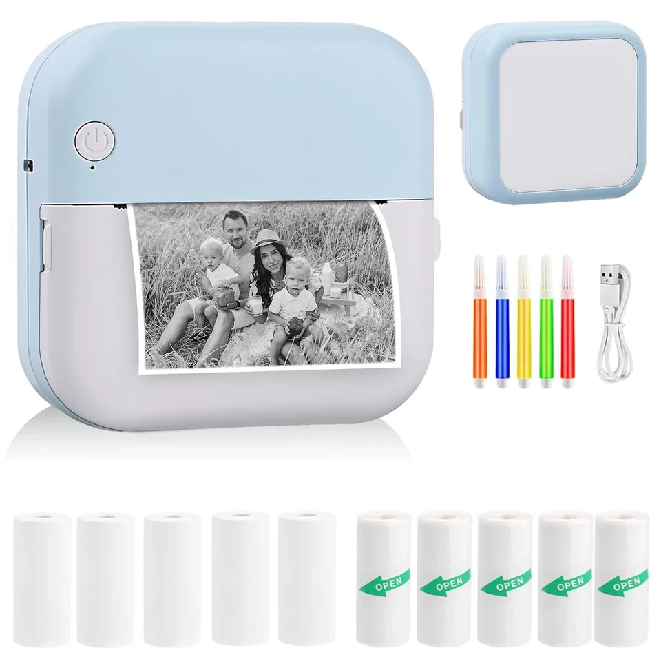 Portable Thermal Photo and Sticker Printer