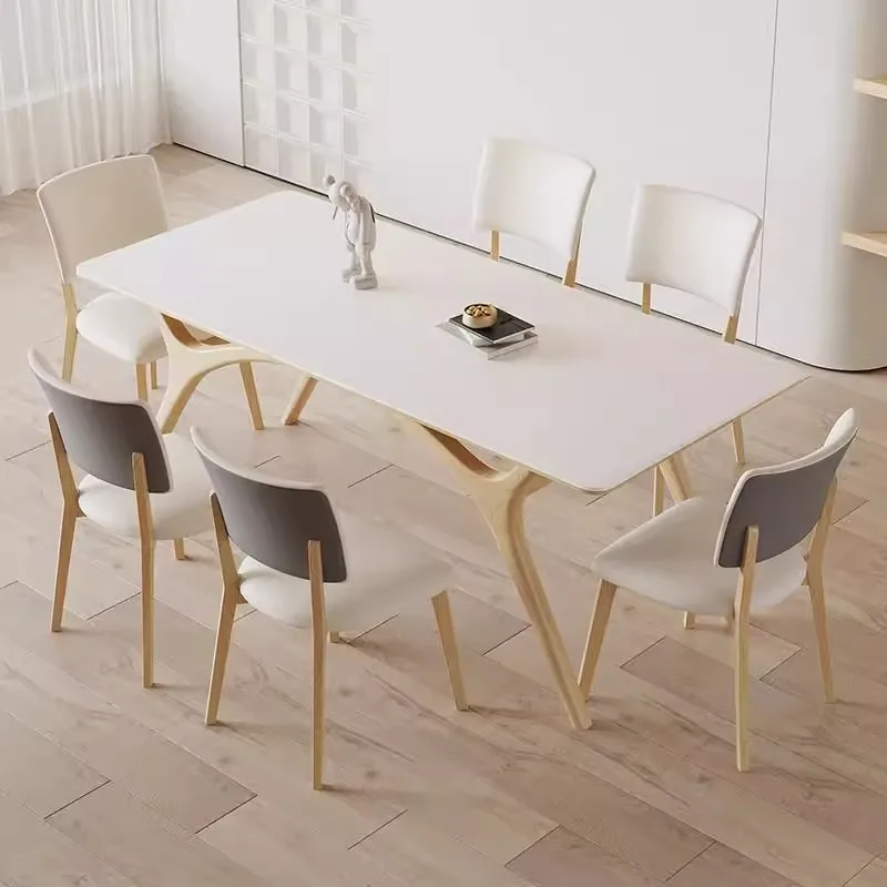

Luxury Garden Dining Table Study Rectangular Bedroom Slate Dining Table Chairs Craft Mesas De Jantar Kitchen Furniture OK50CZ