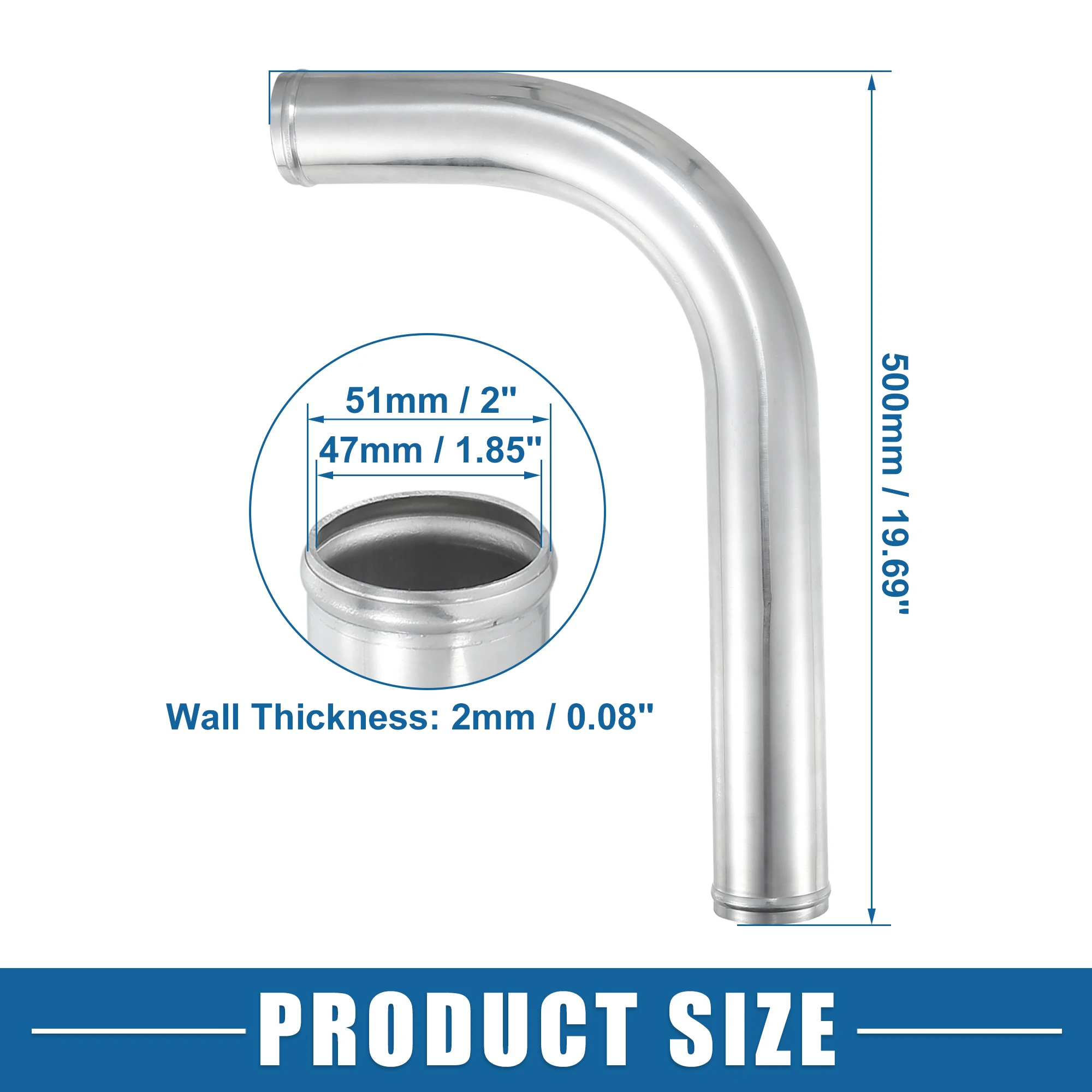 UXCELL 1/2 Pcs 47mm-72mm ID 51mm-76mm OD  90       Ʃ  