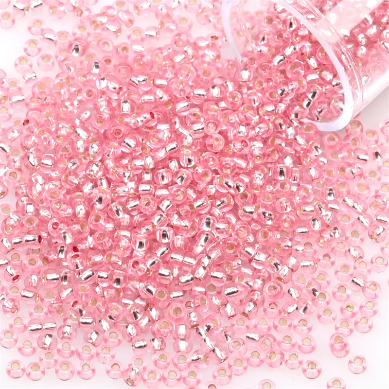 Uniform 2,0mm Silber Farbe Loch Mini Glas Perlen Für Armband Machen DIY Handgemachten Schmuck Zubehör Material – Detail 6