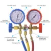 The refrigerant AC level gauge kit is packaged in a cardboard box and features a large knob that is easy to grip 2